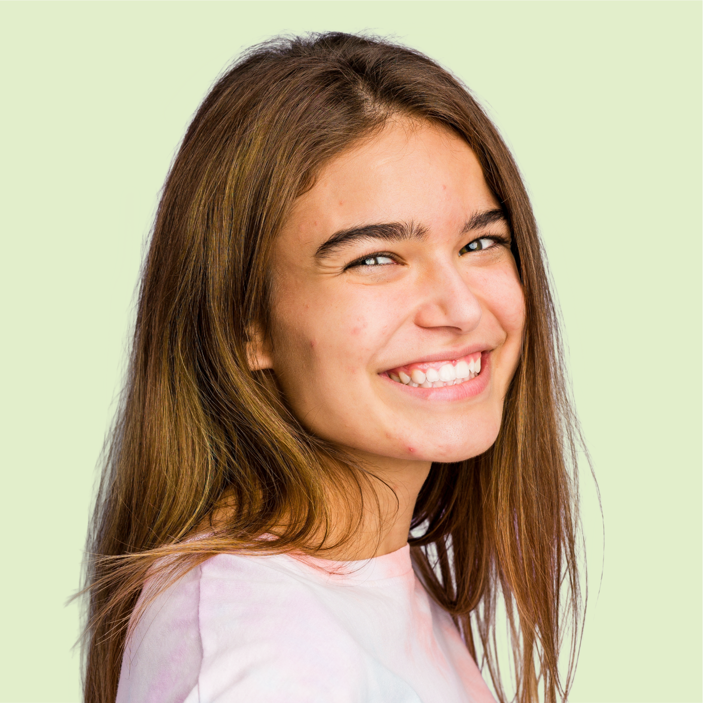 A photo of a confident, smiling looking person.
