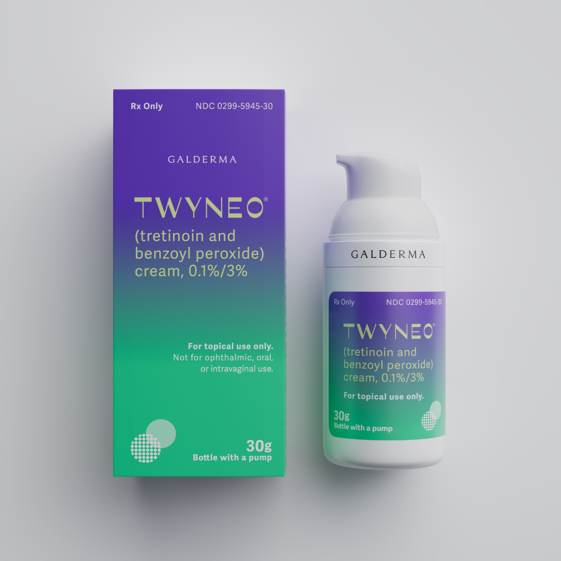 Image of the TWYNEO cream box and bottle beside it.